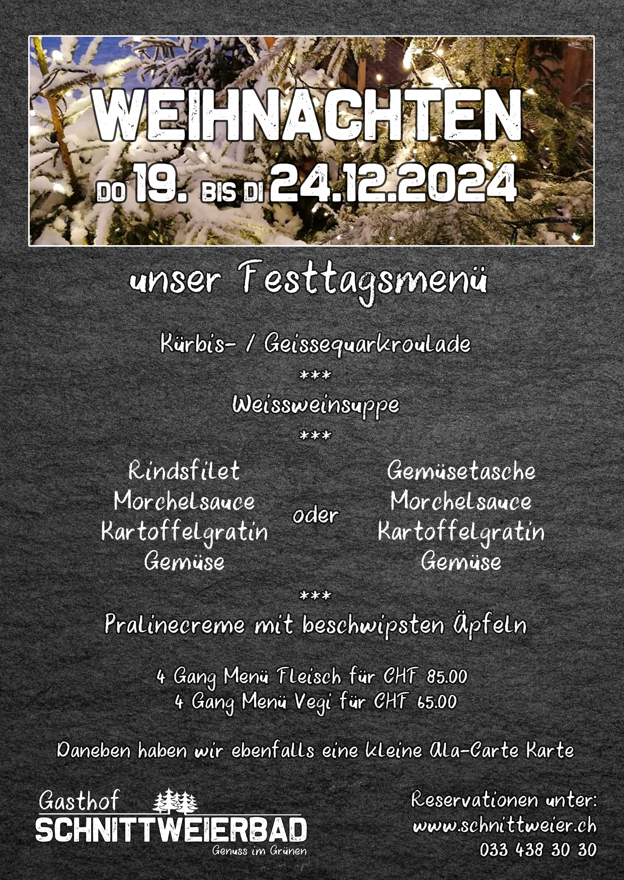 Weihnachten FLYER A6